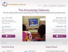 Tablet Screenshot of knowledge-gateway.org